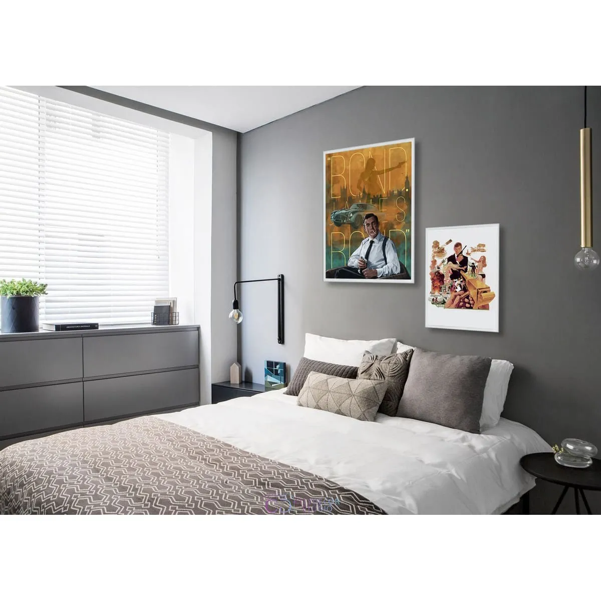 Набор постеров Citydecor Джеймс Бонд арт. 4 (по 1 постеру размером 21x30 и 30x40 см без рам)