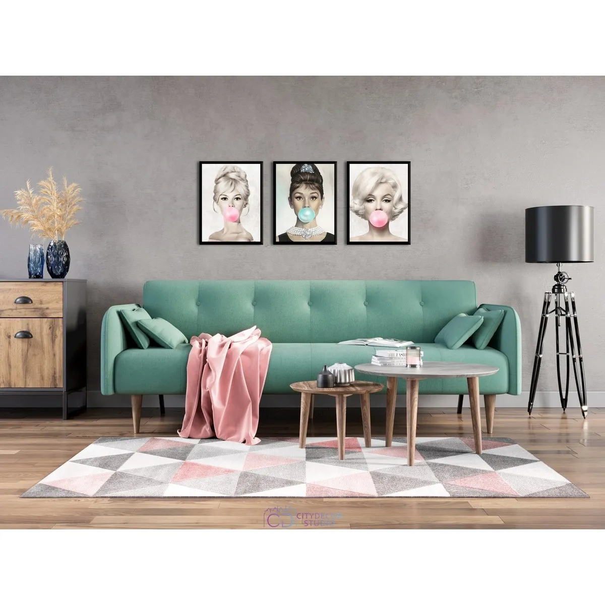 Набор постеров Citydecor Дамочки арт. 1 (3 постера размером 30x40 см без рам)