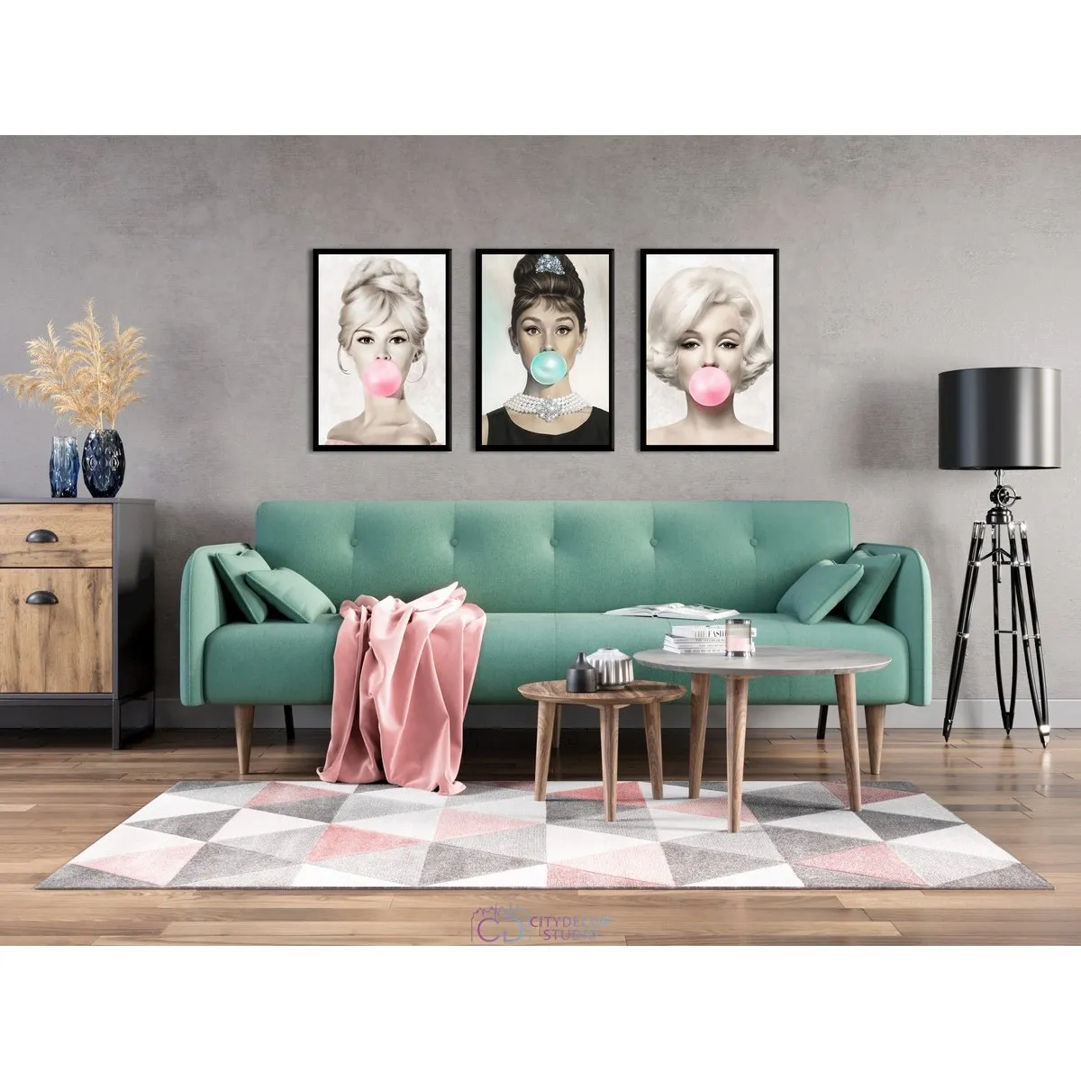 Набор постеров Citydecor Дамочки арт. 2 (3 постера размером 40x60 см без рам)