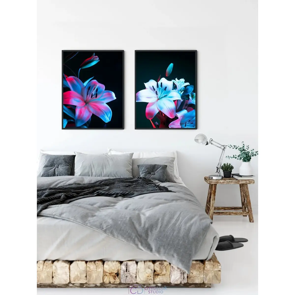 Набор постеров Citydecor Цветы арт. 17 (2 постера размером 30x40 см без рам)