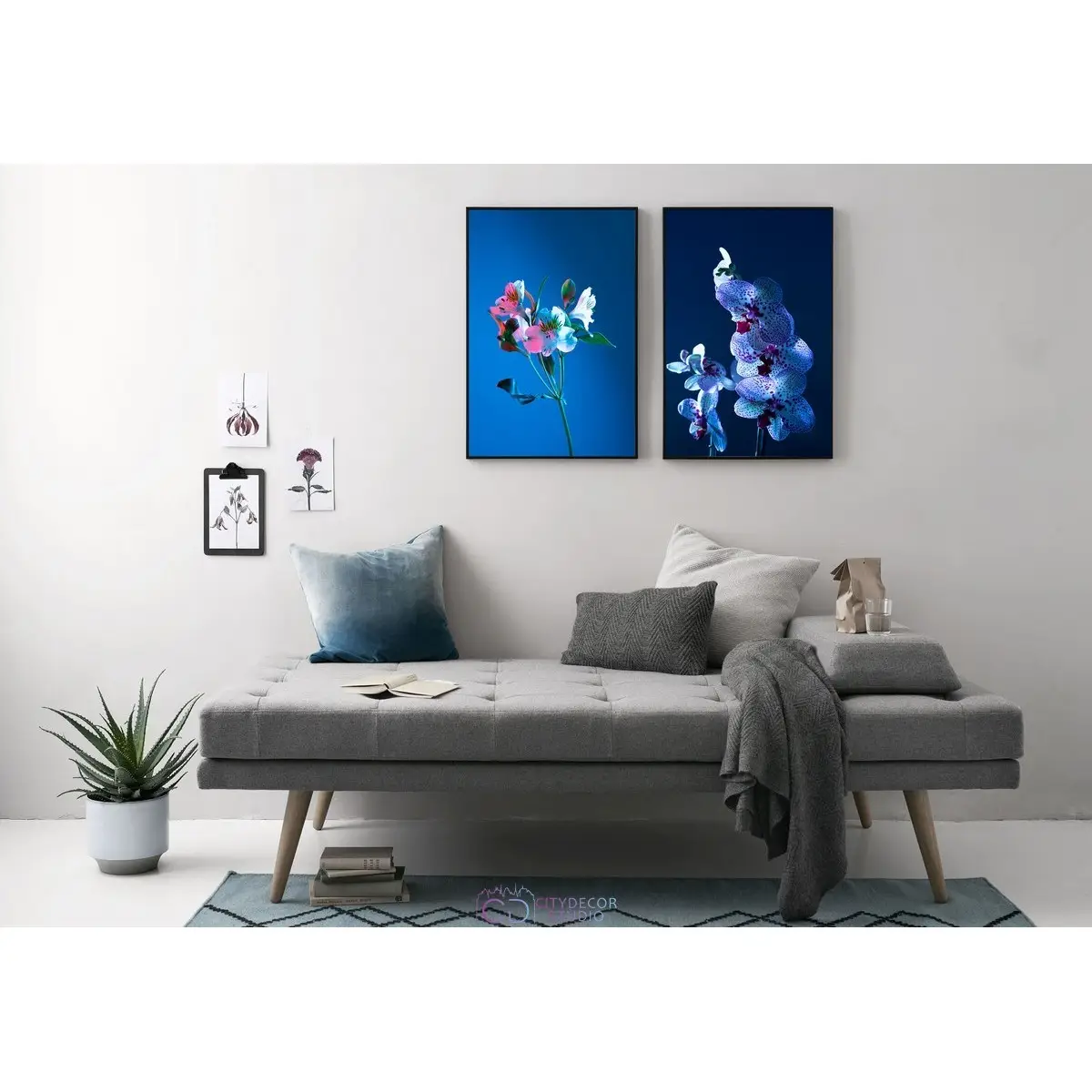 Набор постеров Citydecor Цветы арт. 18 (2 постера размером 40x60 см без рам)