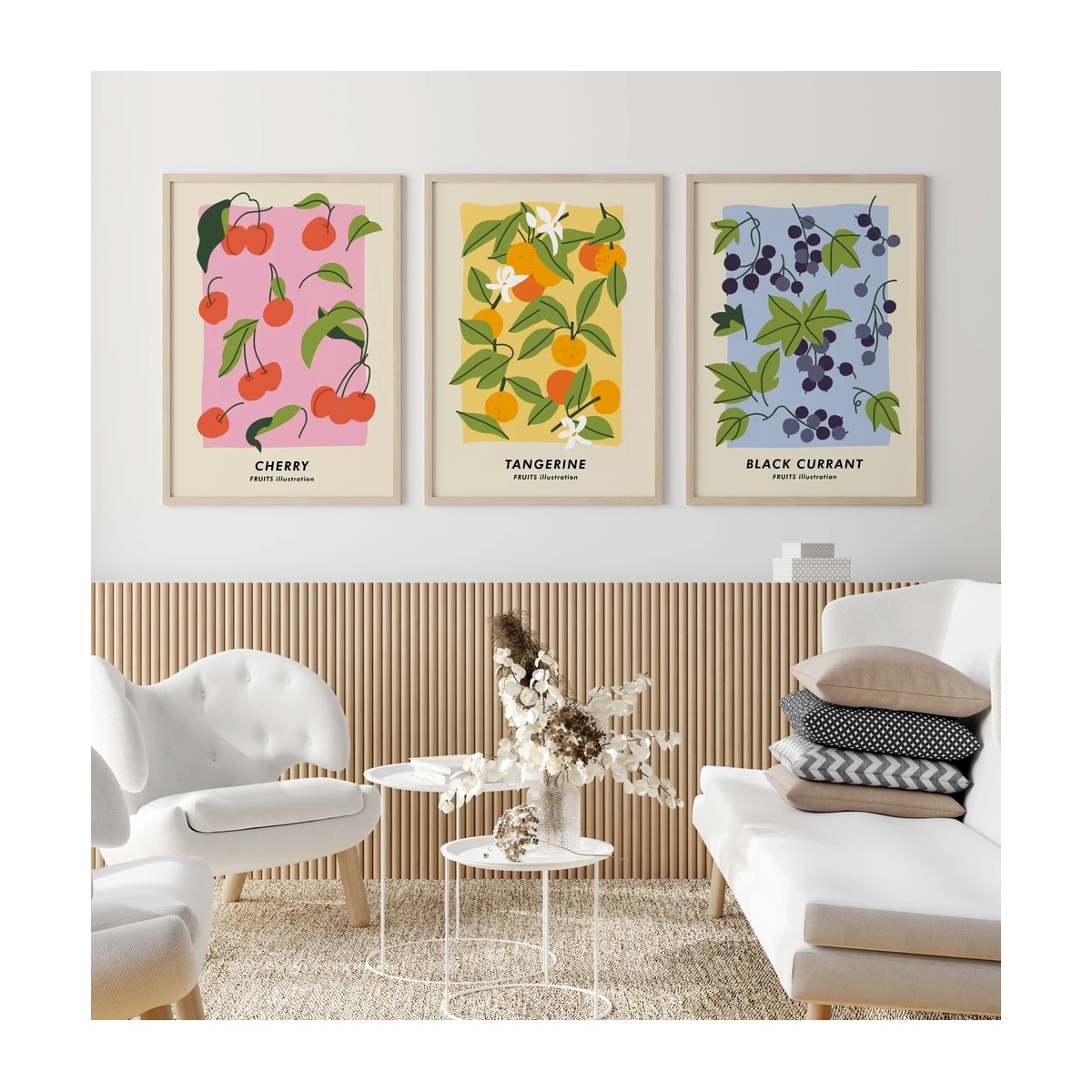 Набор постеров Citydecor Фрукты арт. 11 (3 постера размером 40x60 см без рам)