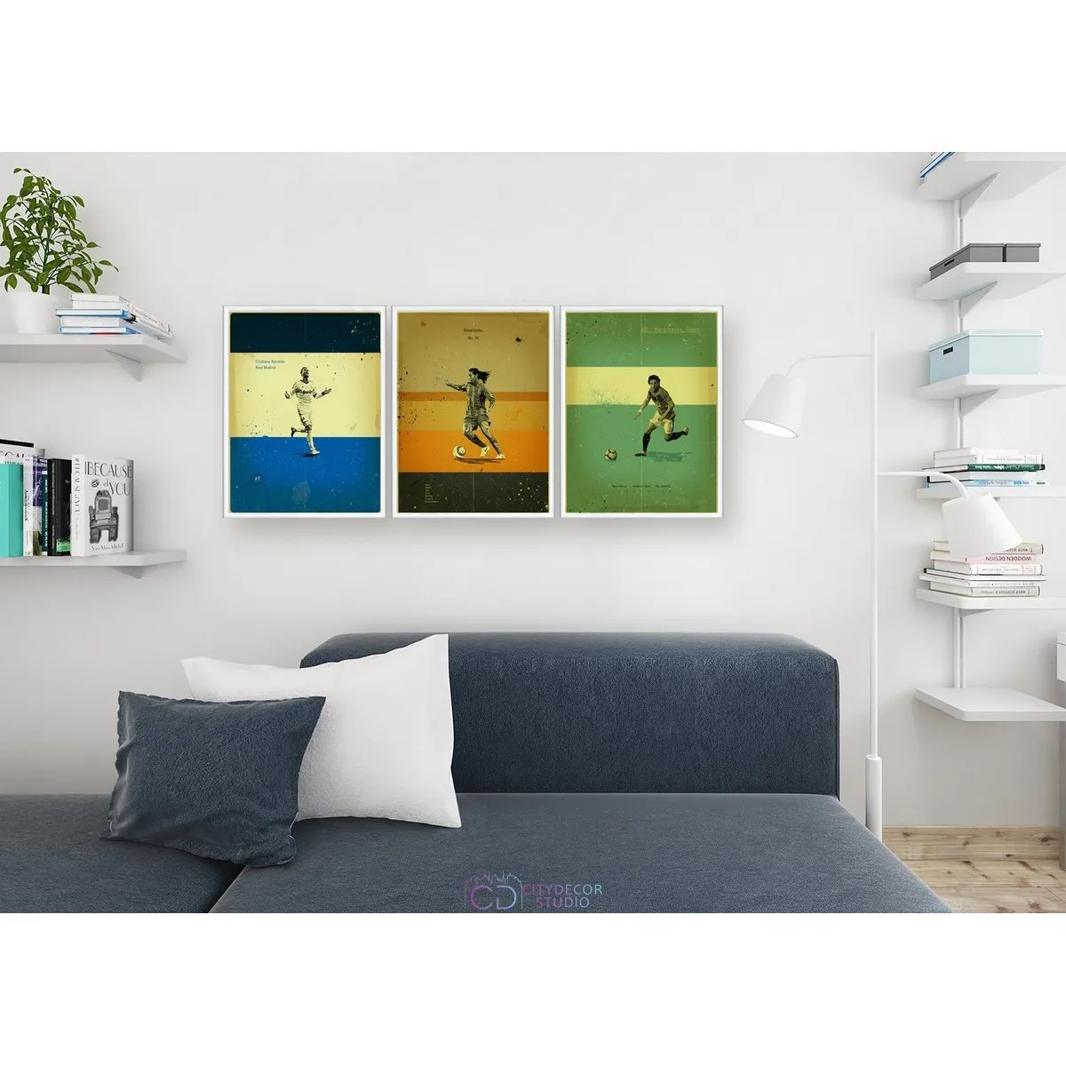 Набор постеров Citydecor Футбол арт. 1 (3 постера размером 30x40 см без рам)