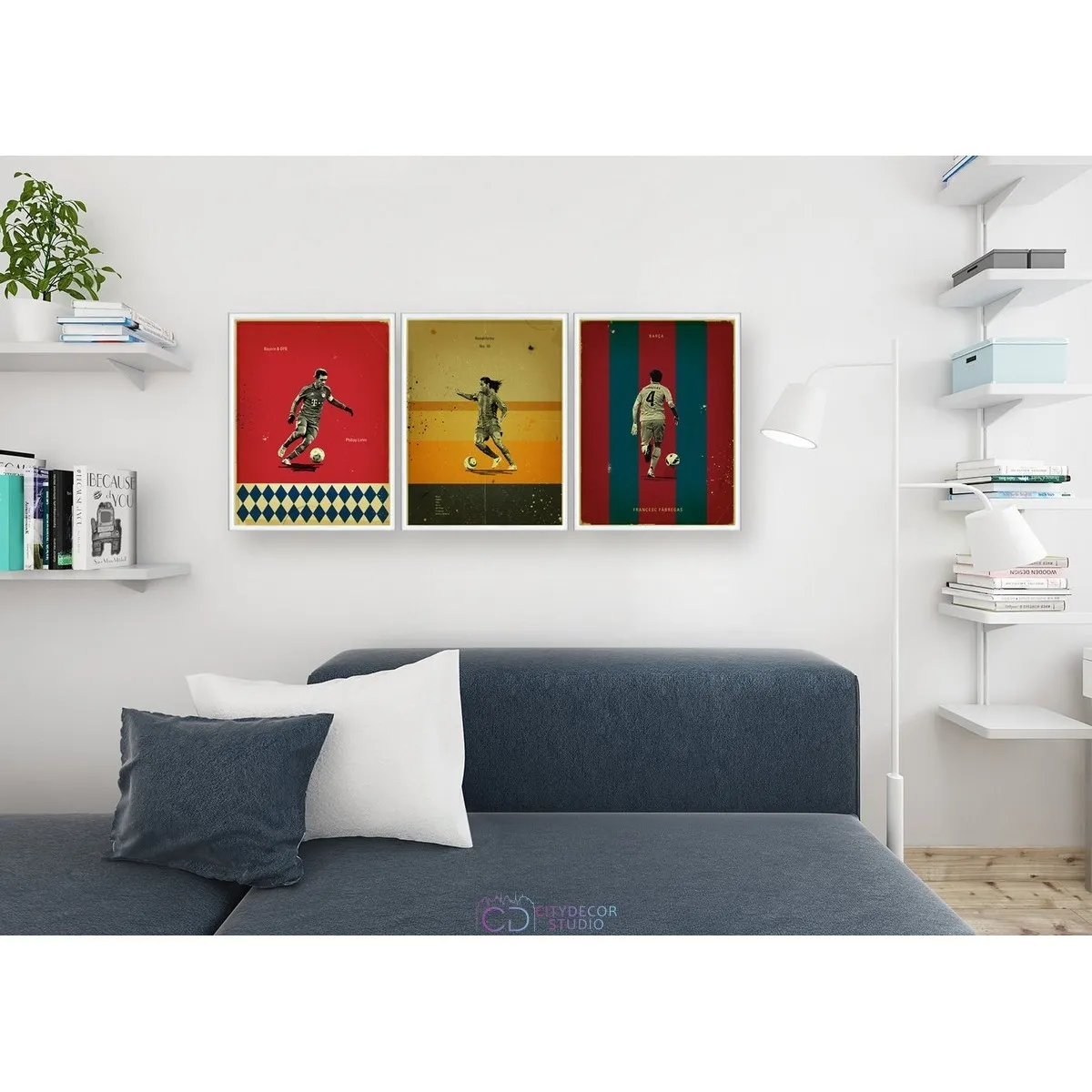 Набор постеров Citydecor Футбол арт. 2 (3 постера размером 30x40 см без рам)