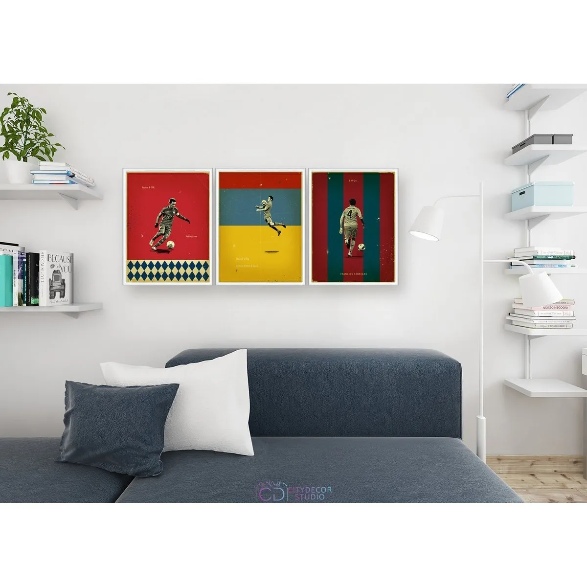Набор постеров Citydecor Футбол арт. 3 (3 постера размером 30x40 см без рам)