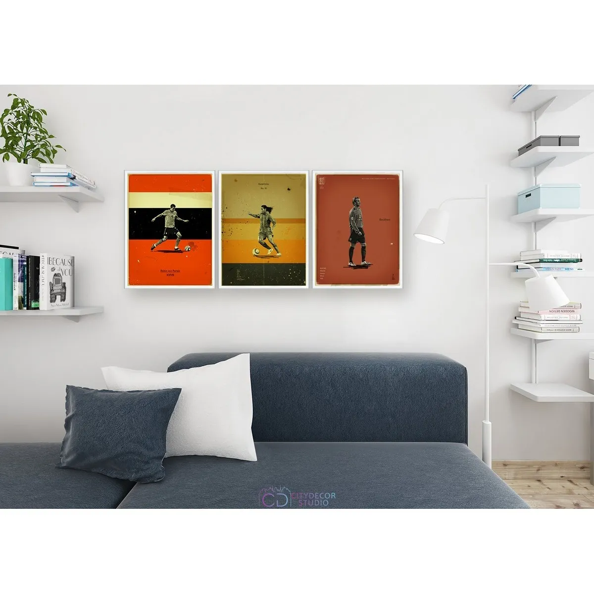 Набор постеров Citydecor Футбол арт. 4 (3 постера размером 30x40 см без рам)