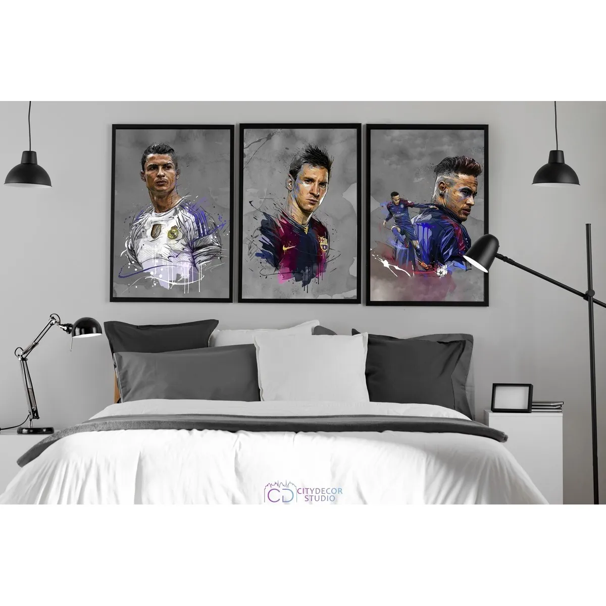 Набор постеров Citydecor Футбол арт. 6 (3 постера размером 40x60 см без рам)