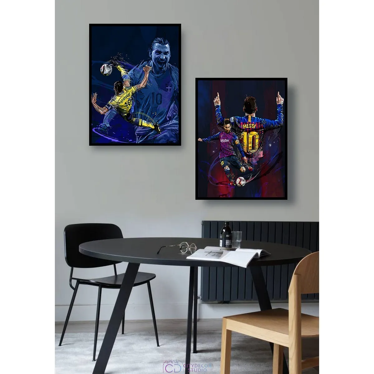 Набор постеров Citydecor Футбол арт. 7 (2 постера размером 30x40 см без рам)