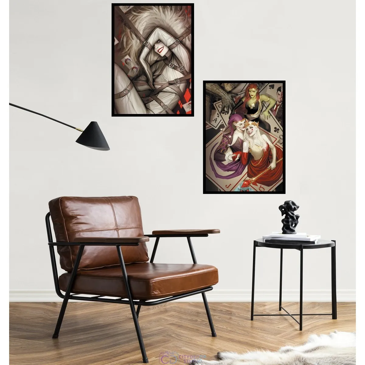 Набор постеров Citydecor Харли Квинн арт. 5 (2 постера размером 40x60 см без рам)
