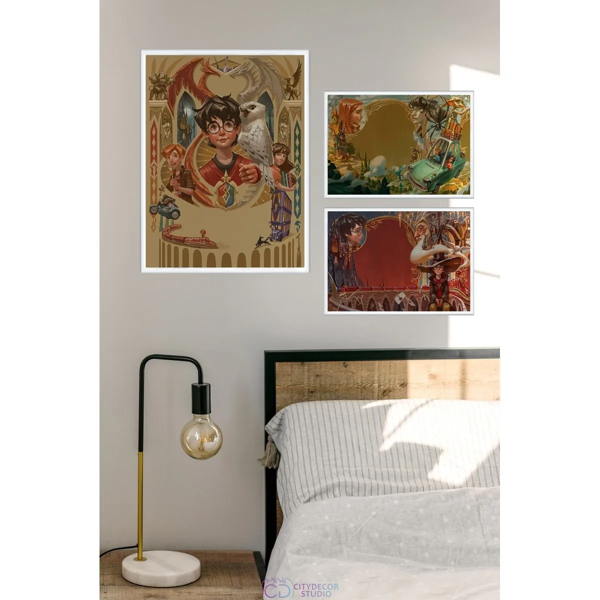 Набор постеров Citydecor Гарри Поттер арт. 6 (2 постера размером 21x30 см и 1 постер 30x40 см без рам)