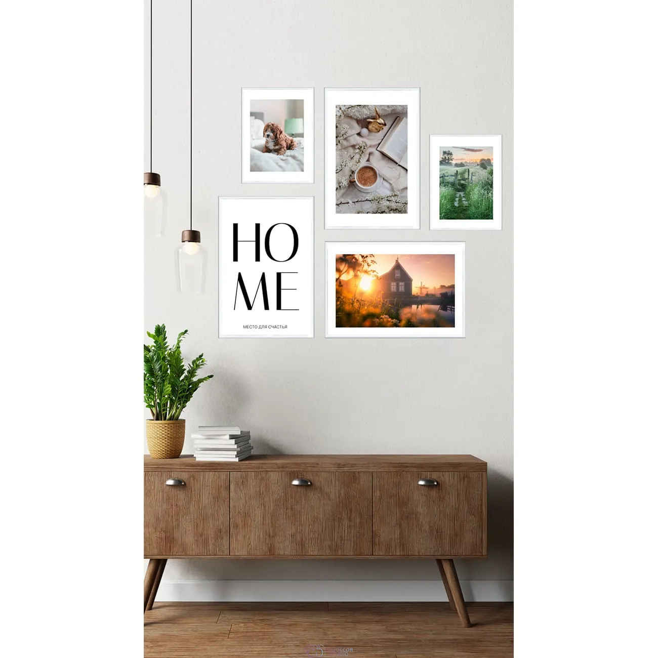 Набор постеров Citydecor Hygge арт. 11 (2 постера размером 30x40 см и 3 постера 40x60 см без рам)
