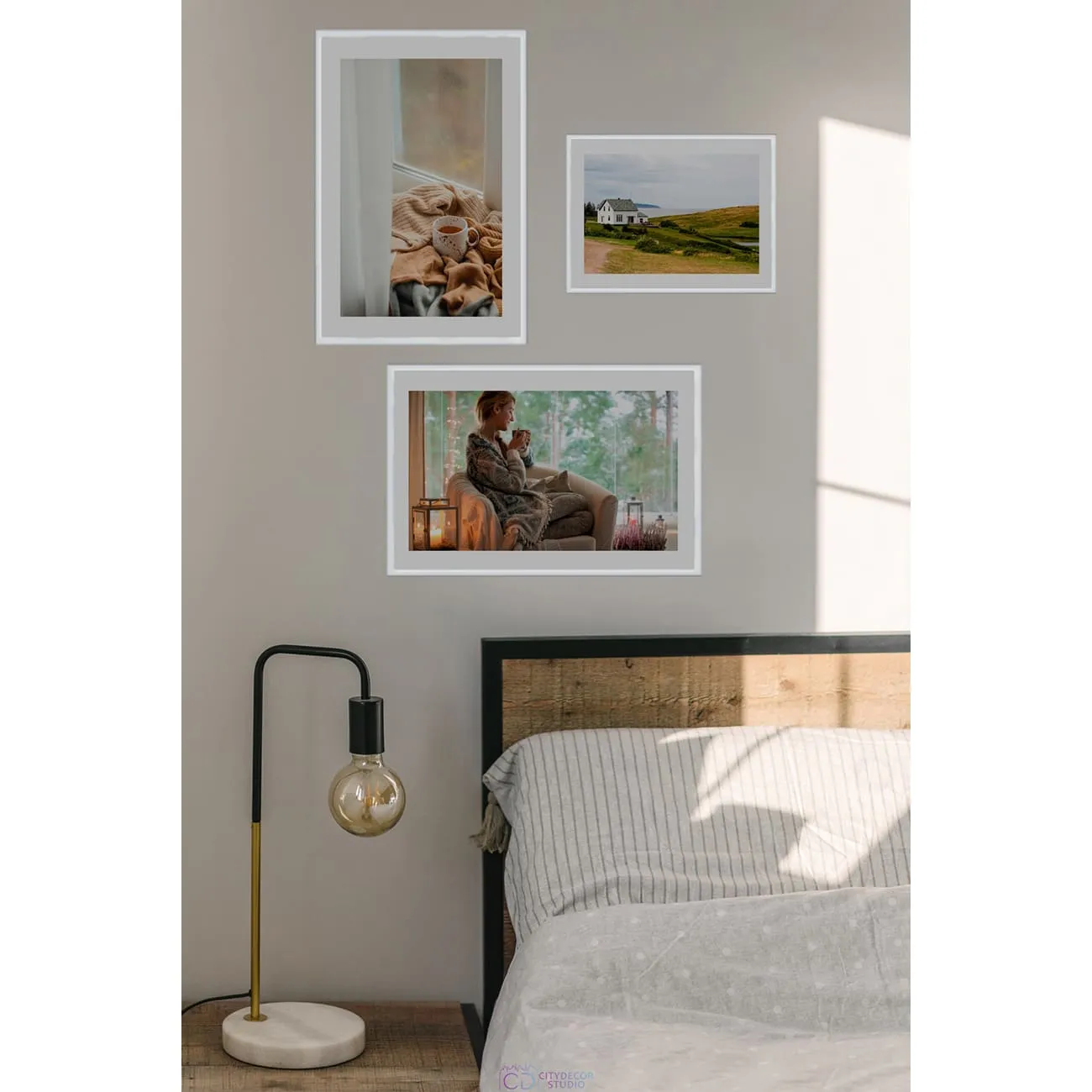 Набор постеров Citydecor Hygge арт. 9 (1 постер размером 30x40 см и 2 постера 40x60 см без рам)