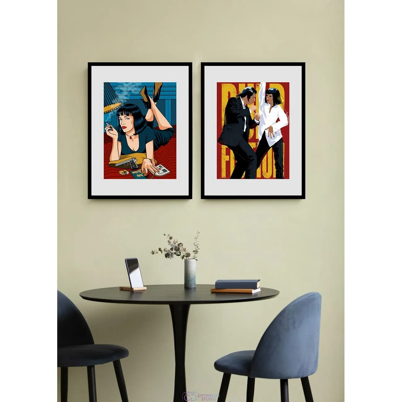 Набор постеров Citydecor Криминальное чтиво арт. 2 (2 постера 40x30 см без рам)