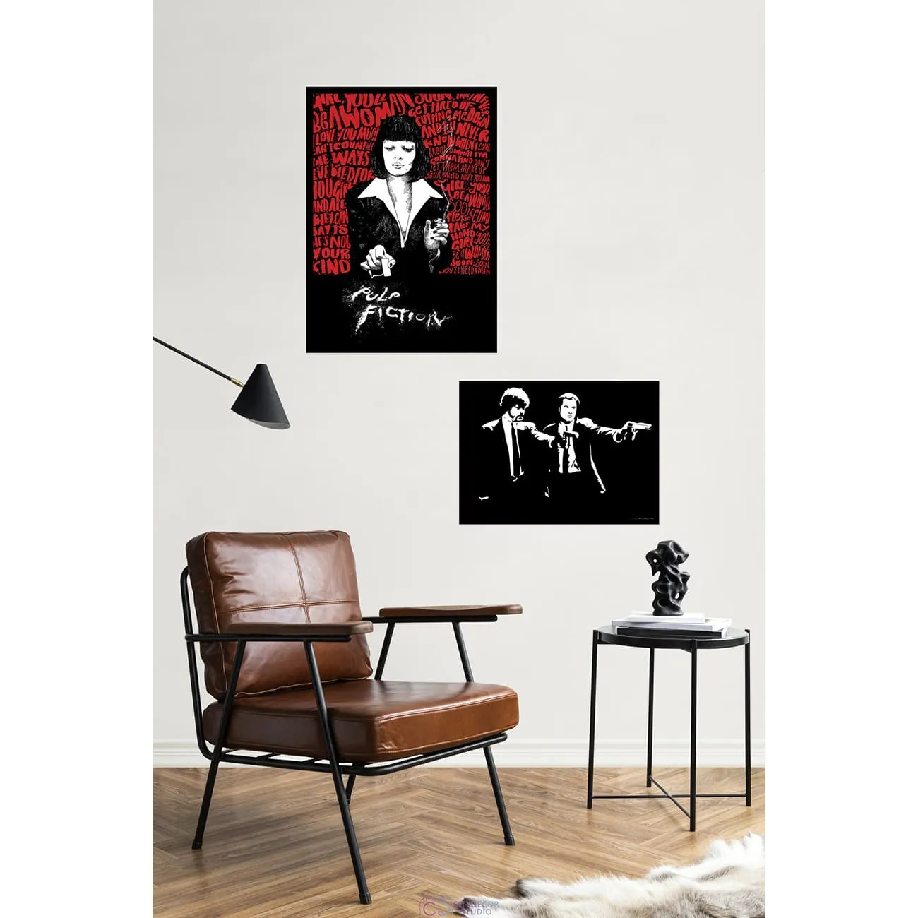 Набор постеров Citydecor Криминальное чтиво арт. 6 (1 постер размером 30x40 см и 1 постер 40x60 см без рам)
