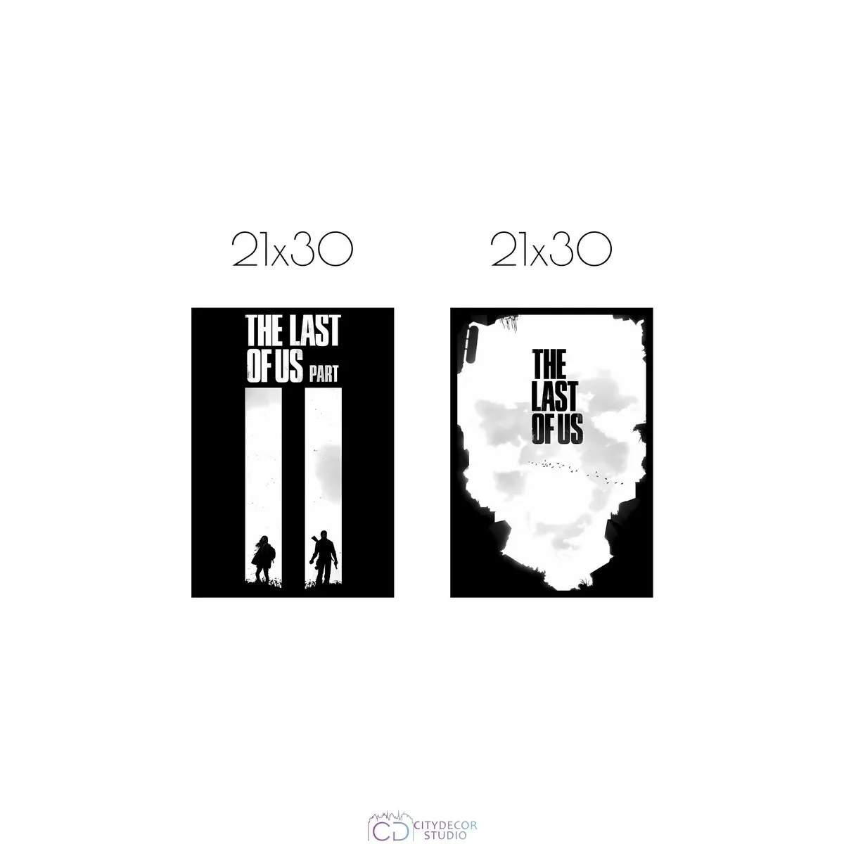 Набор постеров Citydecor The Last Of Us арт. 1 (2 постера размером 21x30 см без рам)
