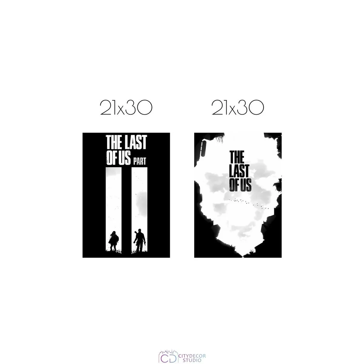 Набор постеров Citydecor The Last Of Us арт. 1 (2 постера размером 21x30 см без рам)