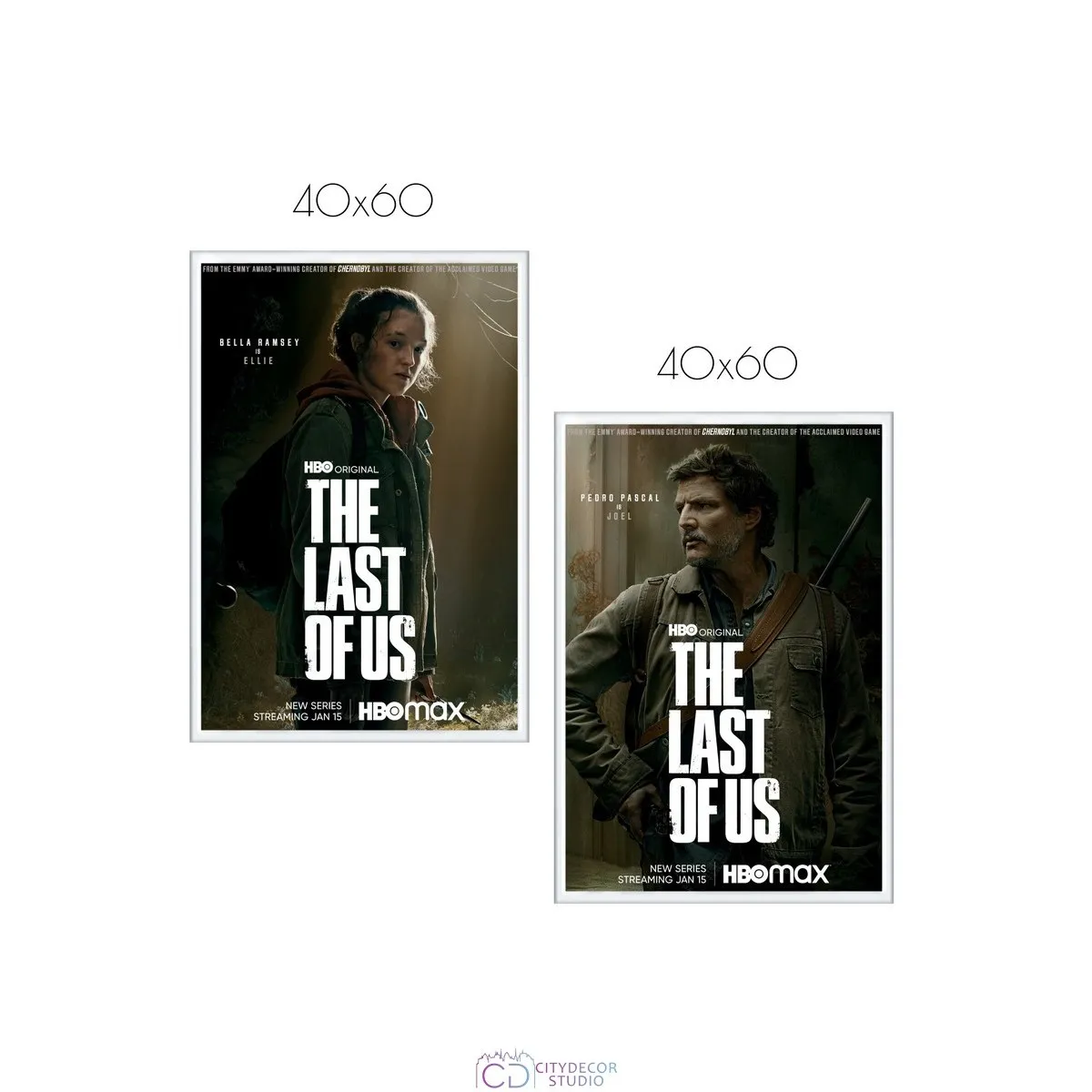 Набор постеров Citydecor The Last Of Us арт. 2 (2 постера размером 40x60 см без рам)