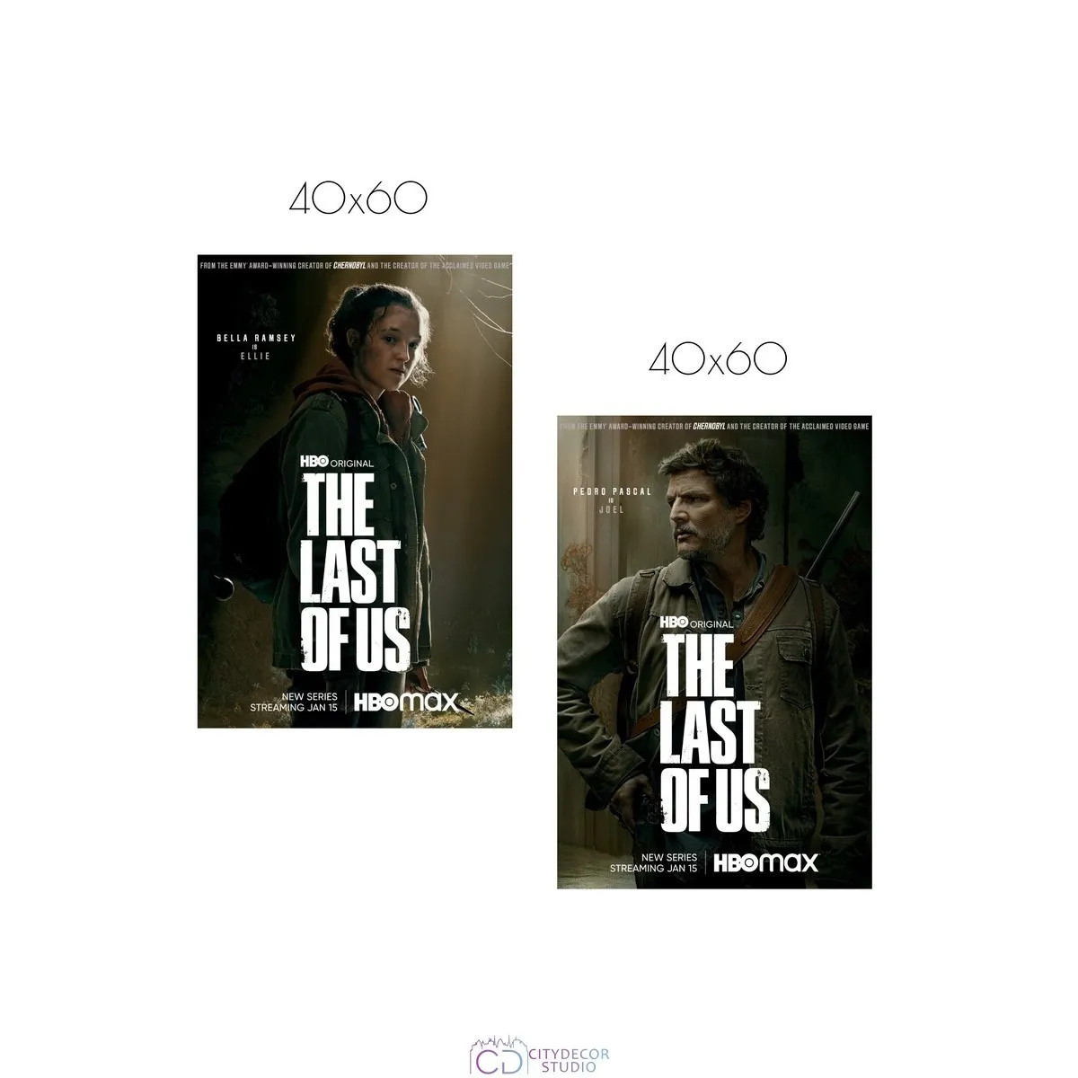 Набор постеров Citydecor The Last Of Us арт. 2 (2 постера размером 40x60 см без рам)