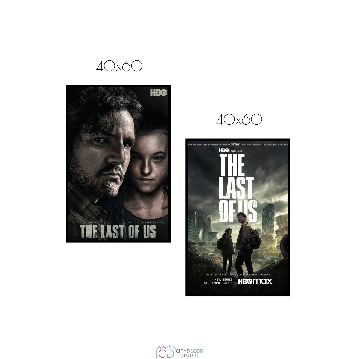 Набор постеров Citydecor The Last Of Us арт. 3 (2 постера размером 40x60 см без рам)