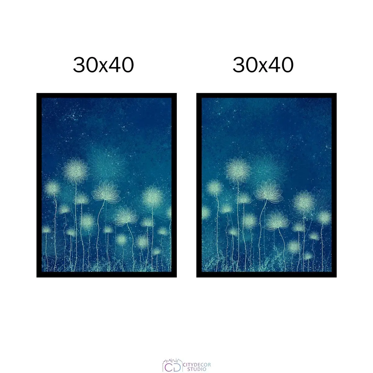 Набор дизайнерских постеров Citydecor Невесомость арт. 12 (2 постера размером 30x40 см без рам)
