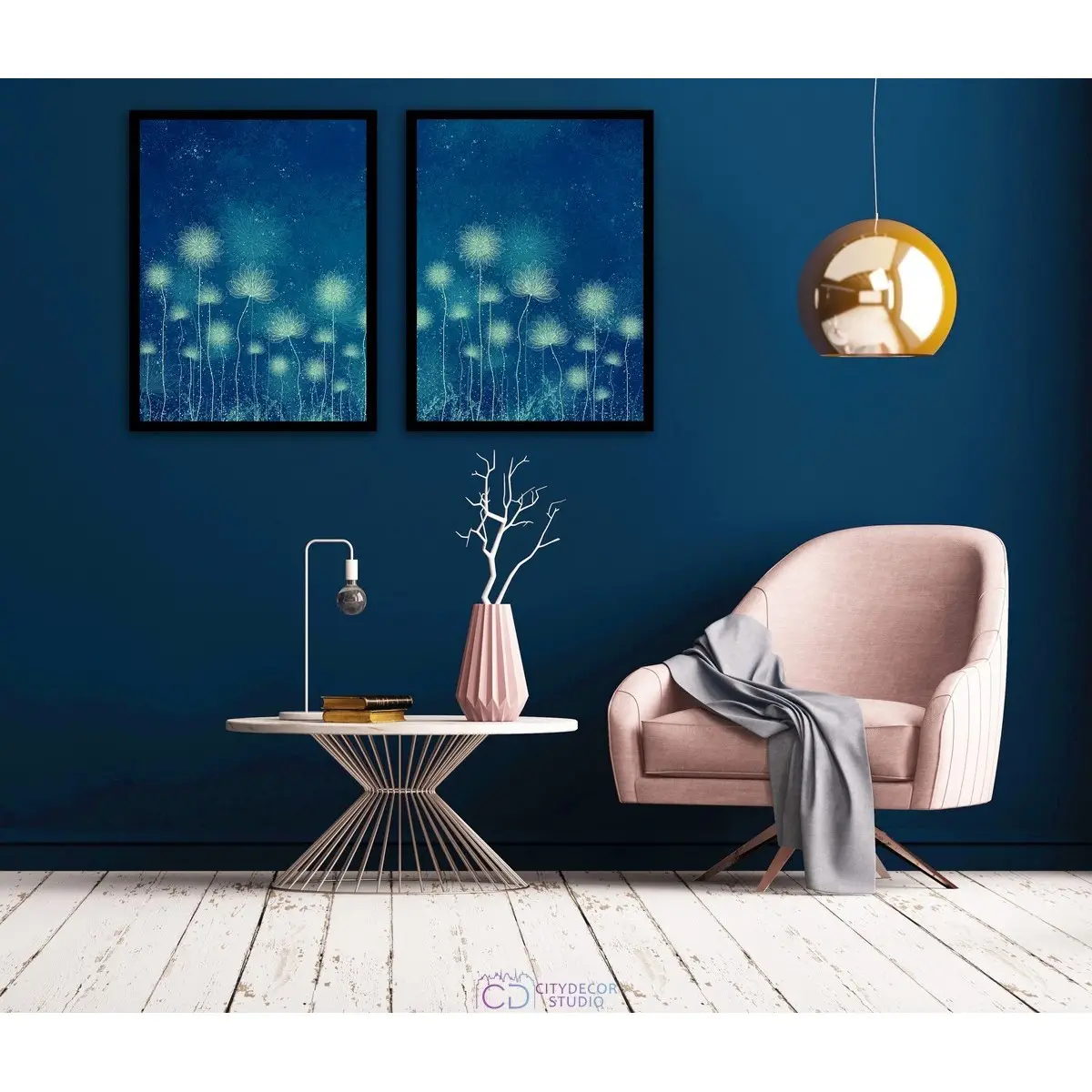 Набор дизайнерских постеров Citydecor Невесомость арт. 12 (2 постера размером 30x40 см без рам)