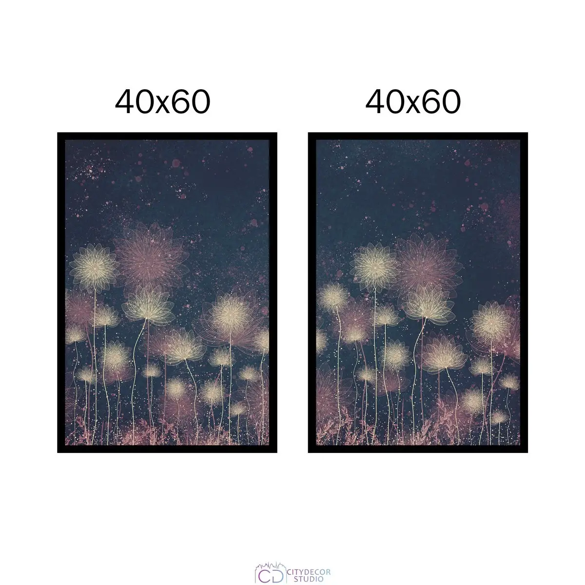 Набор дизайнерских постеров Citydecor Невесомость арт. 18 (2 постера размером 40x60 см без рам)