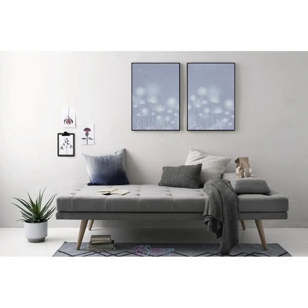 Набор дизайнерских постеров Citydecor Невесомость арт. 19 (2 постера размером 40x60 см без рам)