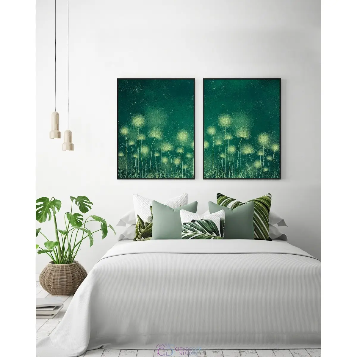 Набор дизайнерских постеров Citydecor Невесомость арт. 20 (2 постера размером 30x40 см без рам)