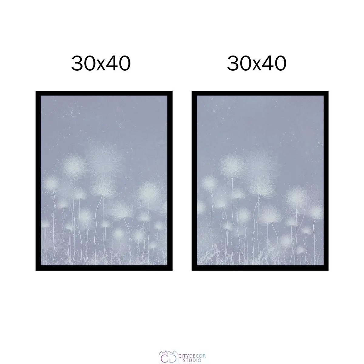 Набор дизайнерских постеров Citydecor Невесомость арт. 21 (2 постера размером 30x40 см без рам)