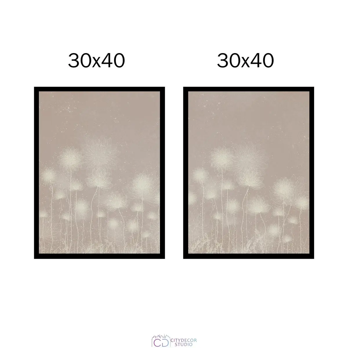 Набор дизайнерских постеров Citydecor Невесомость арт. 22 (2 постера размером 30x40 см без рам)
