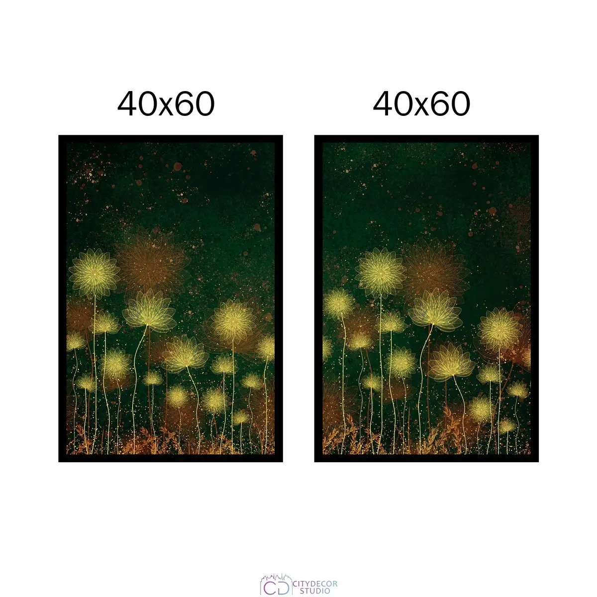 Набор дизайнерских постеров Citydecor Невесомость арт. 23 (2 постера размером 40x60 см без рам)
