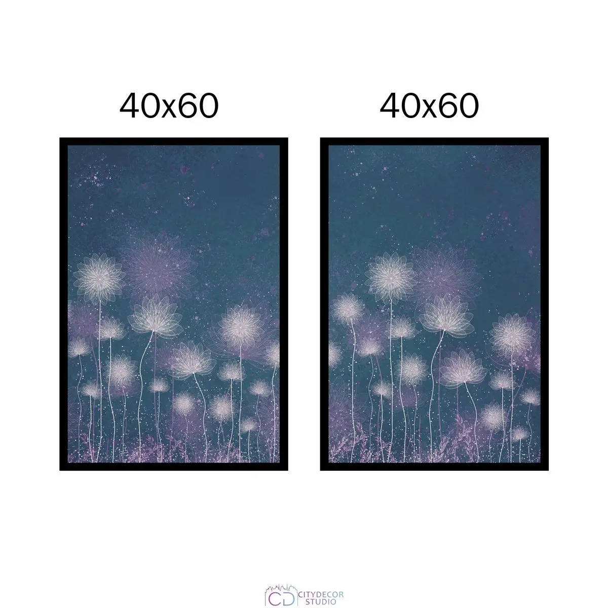 Набор дизайнерских постеров Citydecor Невесомость арт. 24 (2 постера размером 40x60 см без рам)