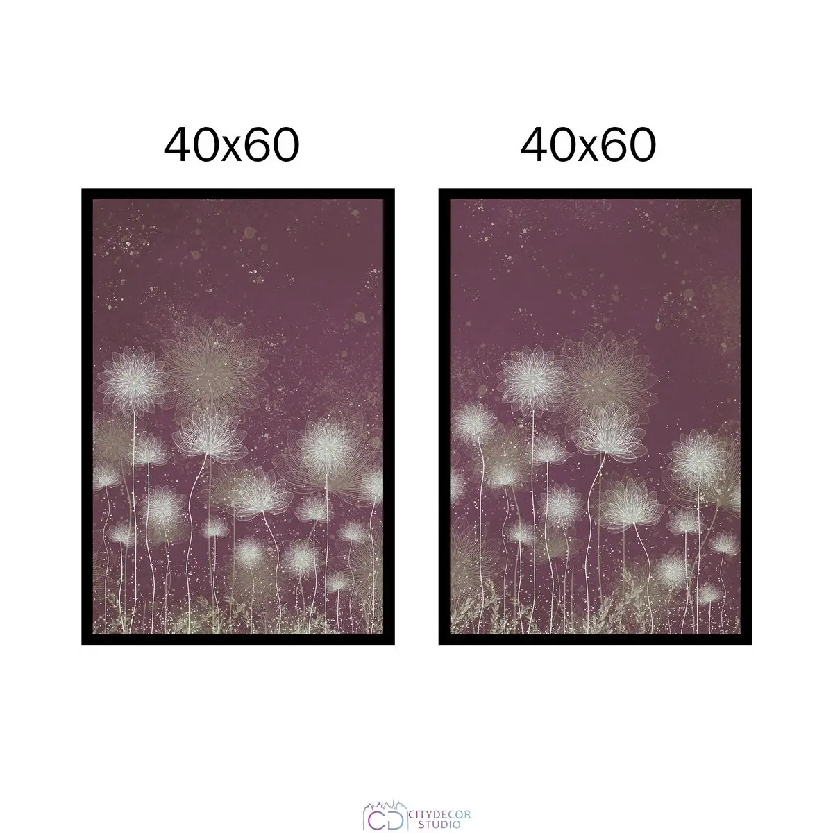 Набор дизайнерских постеров Citydecor Невесомость арт. 25 (2 постера размером 40x60 см без рам)