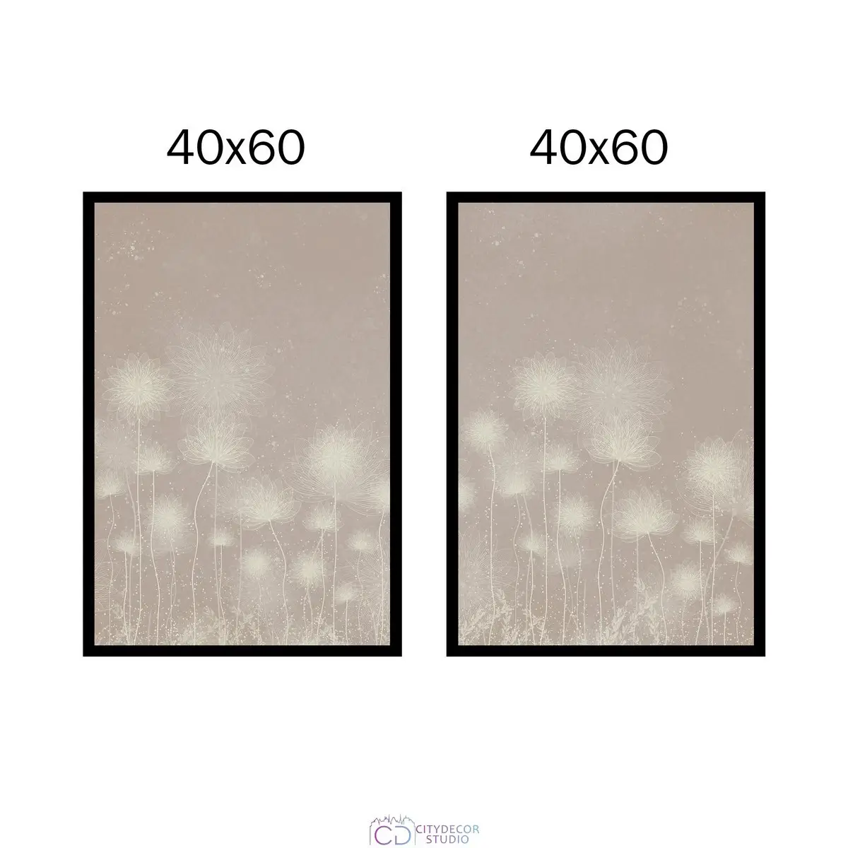 Набор дизайнерских постеров Citydecor Невесомость арт. 26 (2 постера размером 40x60 см без рам)