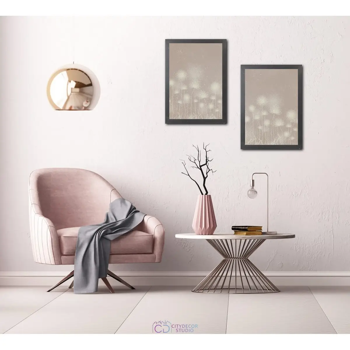 Набор дизайнерских постеров Citydecor Невесомость арт. 28 (2 постера размером 21x30 см без рам)