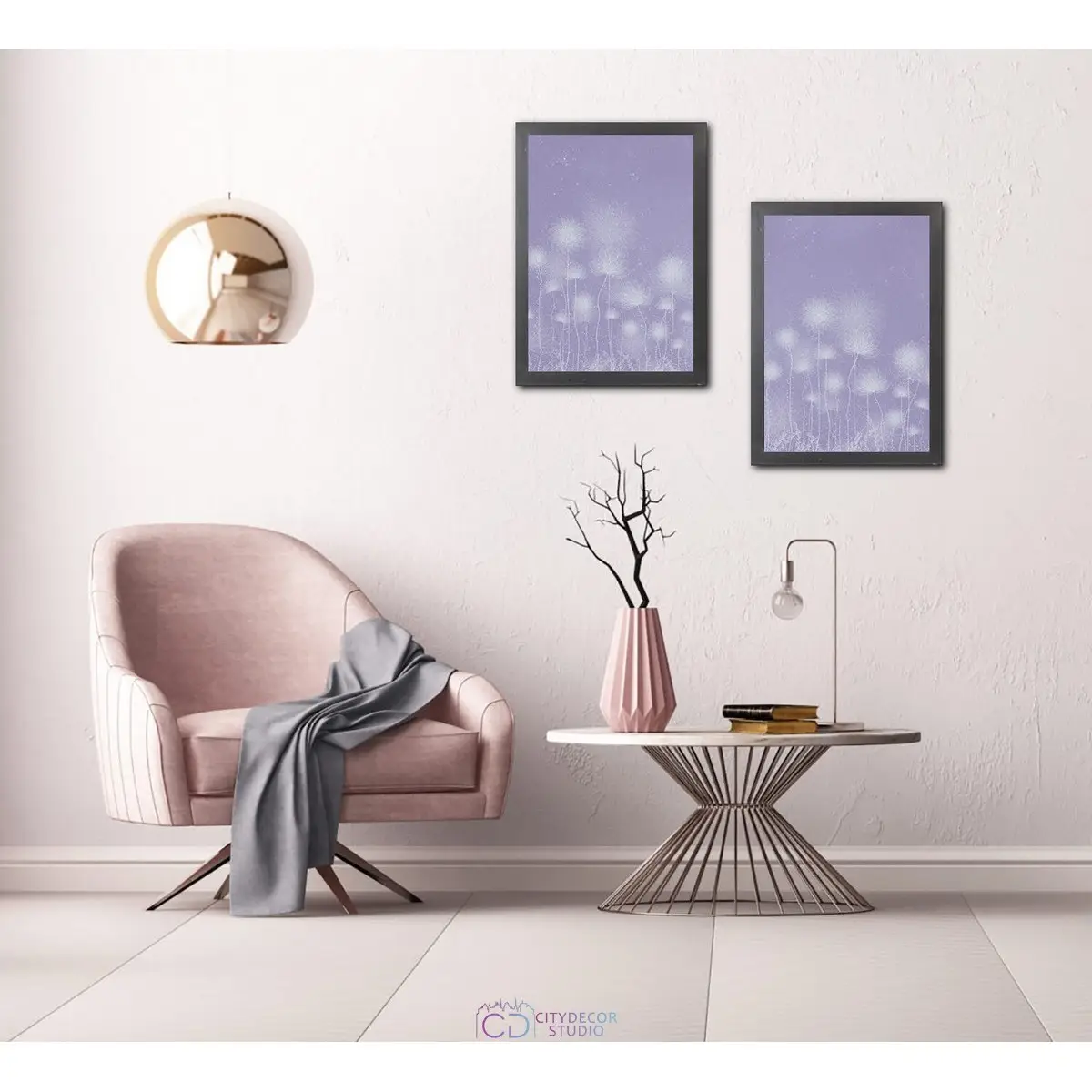 Набор дизайнерских постеров Citydecor Невесомость арт. 29 (2 постера размером 21x30 см без рам)