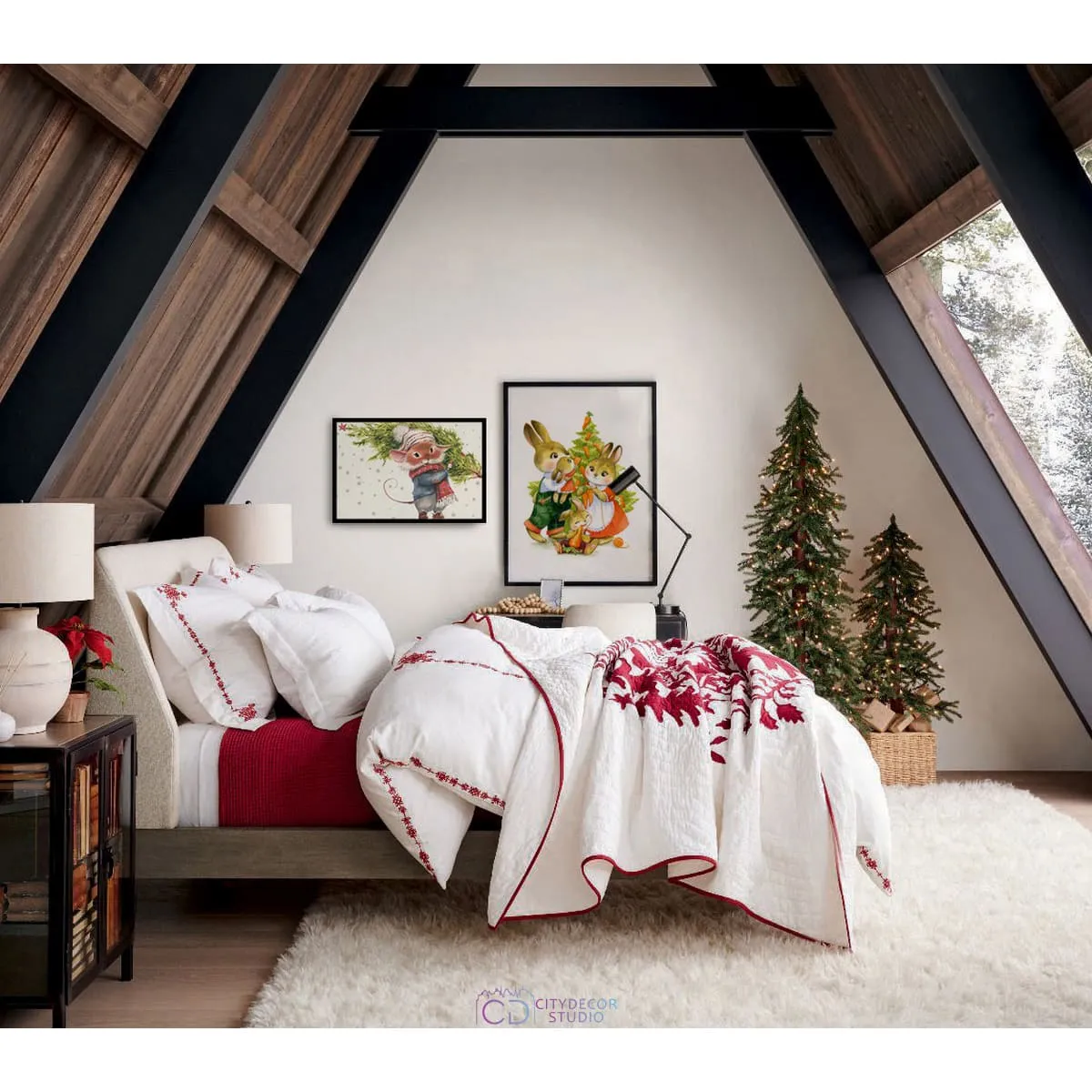 Набор постеров Citydecor New Year арт. 2 (по 1 постеру размером 21x30 и 30x40 см без рам)