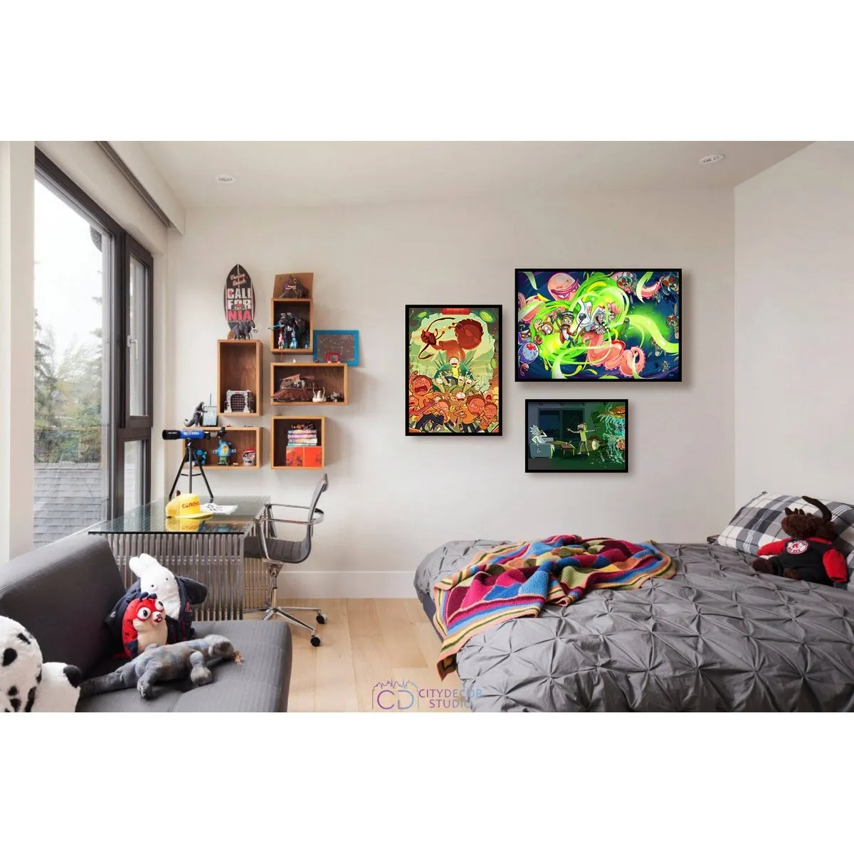 Набор постеров Citydecor Рик и Морти арт. 3 (по 1 постеру размером 21x30, 30x40 и 40x60 см без рам)