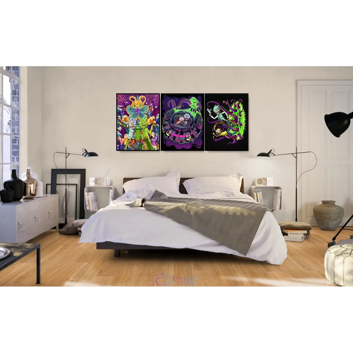 Набор постеров Citydecor Рик и Морти арт. 6 (3 постера размером 30x40 см без рам)