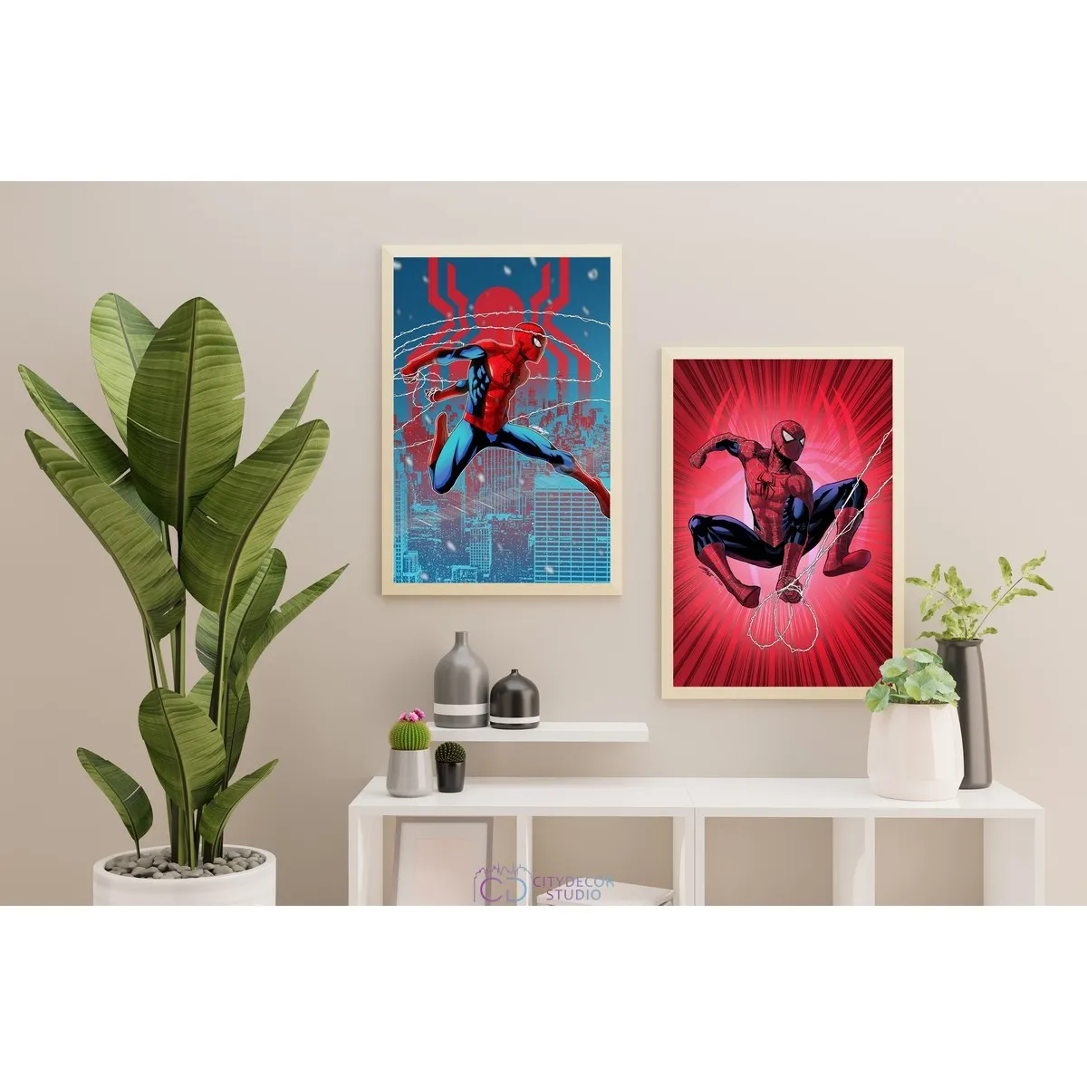 Набор постеров Citydecor Человек-паук арт. 48 (2 постера размером 40x60 см без рам)