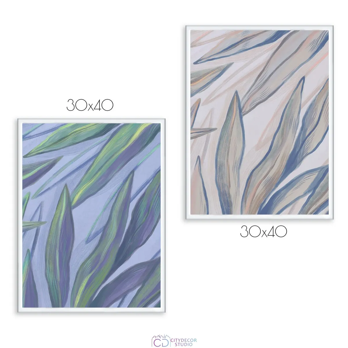Набор постеров Citydecor Sunset арт. 2 (2 постера размером 40x30 см без рам)