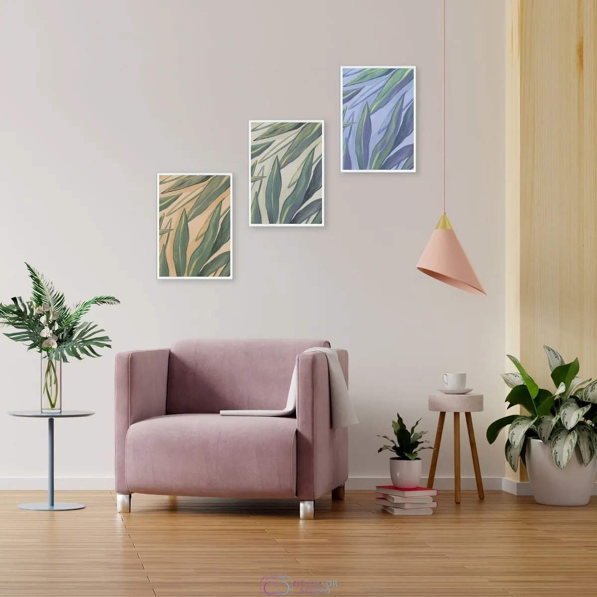 Набор постеров Citydecor Sunset арт. 3 (3 постера размером 21x30 см без рам)