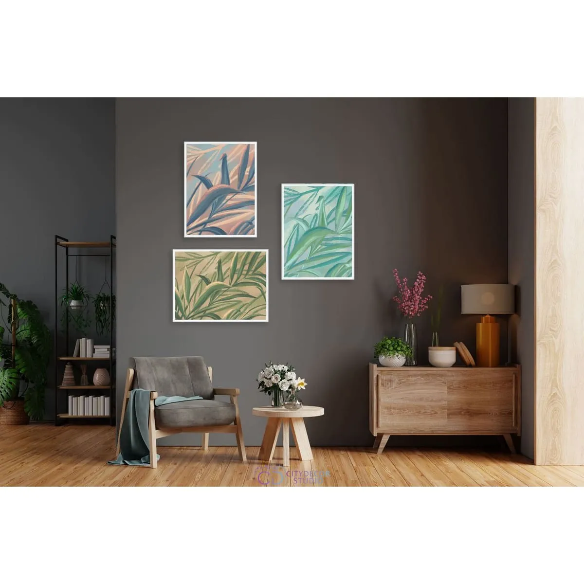Набор постеров Citydecor Sunset арт. 4 (3 постера размером 40x30 см без рам)