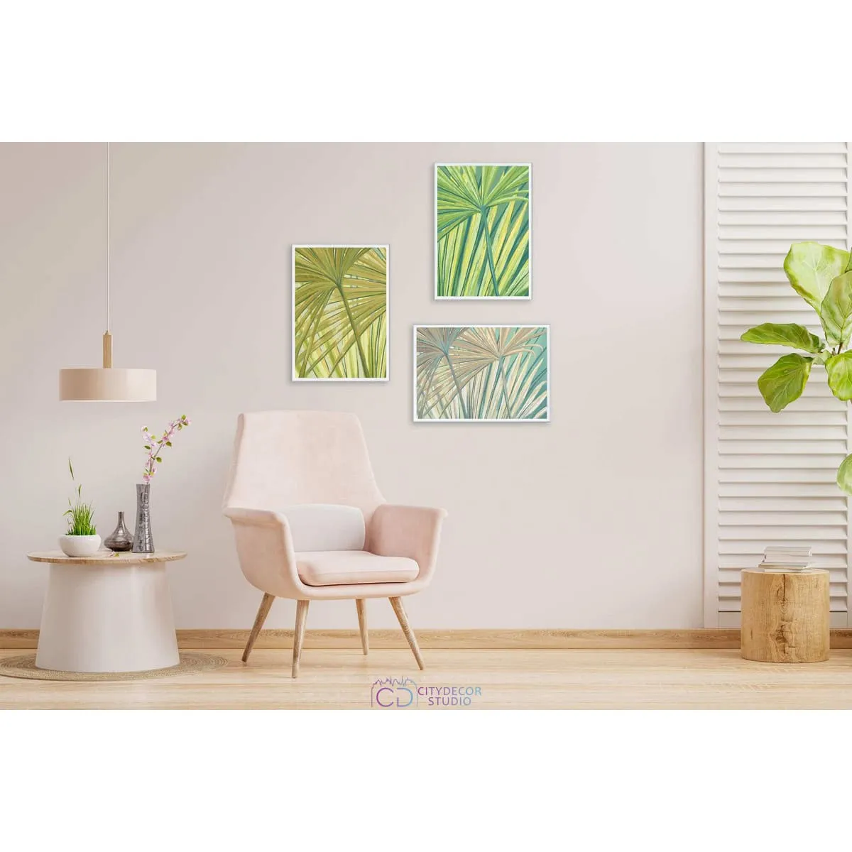 Набор постеров Citydecor Sunset арт. 5 (3 постера размером 21x30 см без рам)