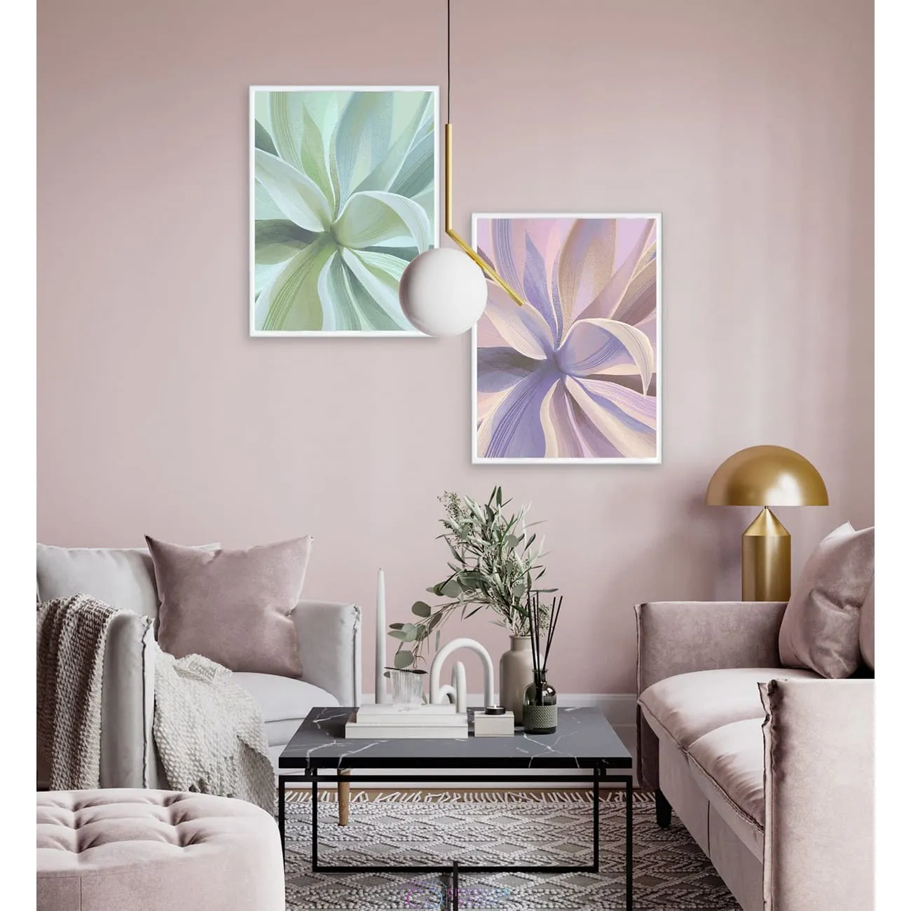 Набор постеров Citydecor Sunset арт. 7 (2 постера размером 40x30 см без рам)