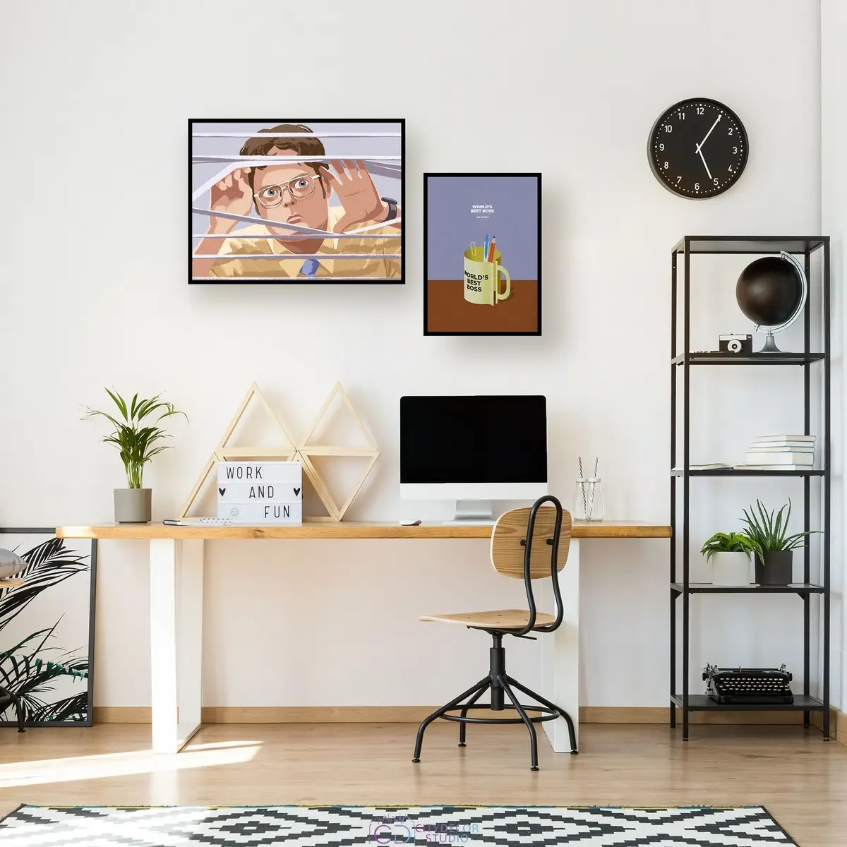 Набор постеров Citydecor The Office арт. 4 (по 1 постеру размером 21x30 и 30x40 см без рам)