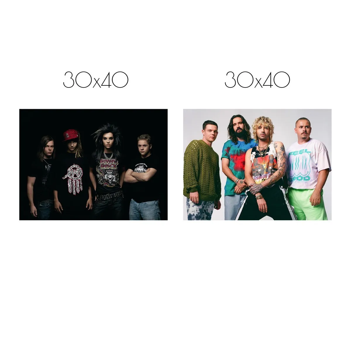Набор постеров Citydecor Tokio Hotel арт. 10 (2 постера размером 30x40 см без рам)