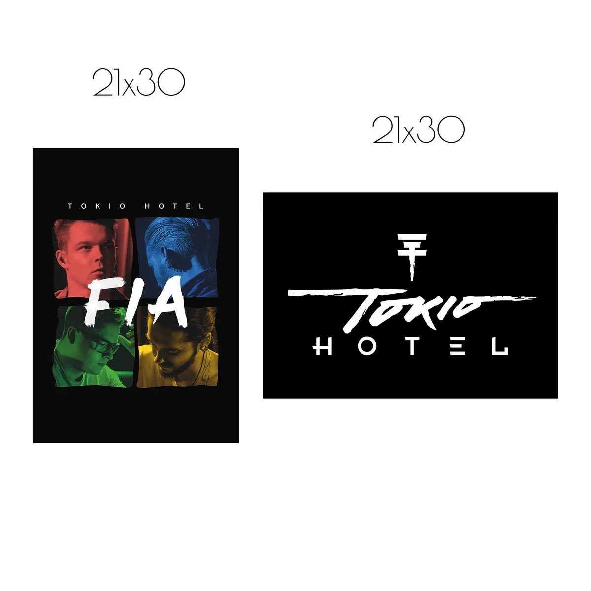 Набор постеров Citydecor Tokio Hotel арт. 9 (2 постера размером 21x30 см без рам)