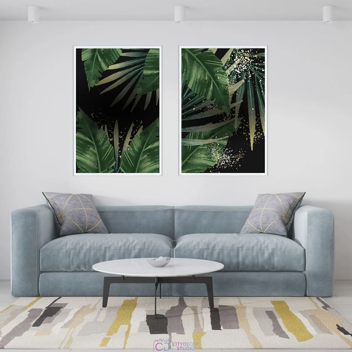 Набор постеров Citydecor Тропики арт. 1 (2 постера размером 60×40 см без рам)