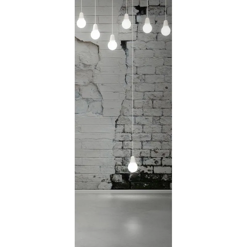 Фотообои рулонные Citydecor Лампочки 3D на флизелиновой основе 100x254 см
